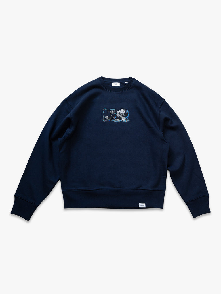 Maestic Summer | Sweater Navy Blue - maezen