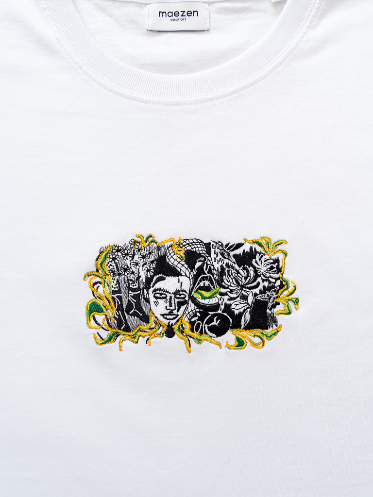 Sunlit | T-Shirt White - maezen