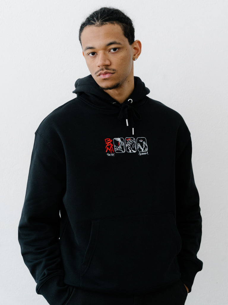 The Hit | Hoodie Black - maezen