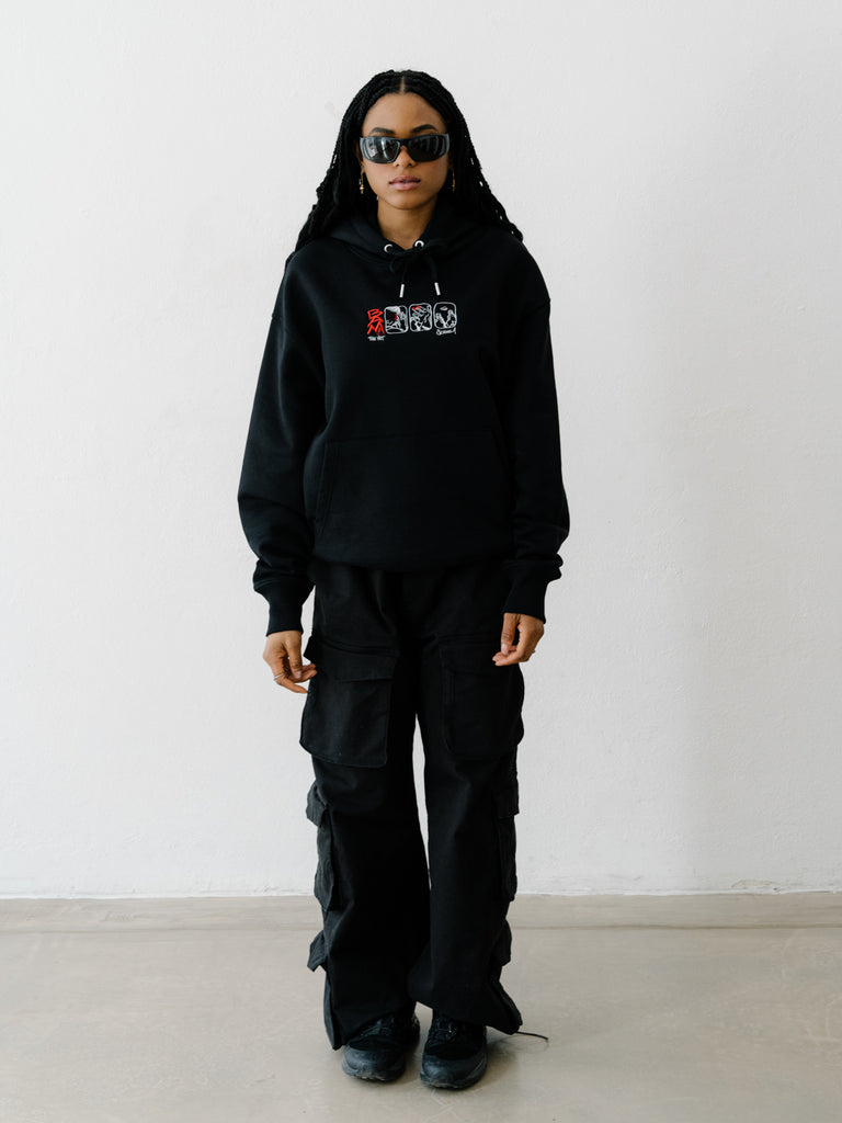The Hit | Hoodie Black - maezen