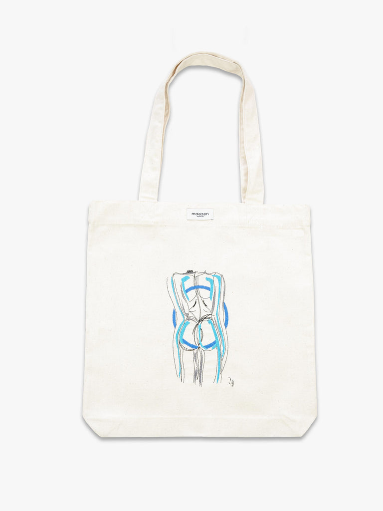 Somewhere in Between | Tote Bag Natural Raw - maezen