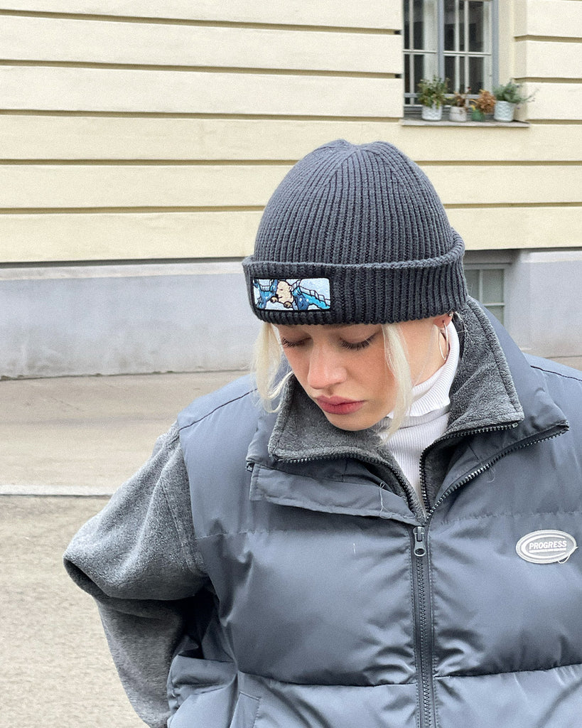 Melting Home | Beanie Graphite Grey - maezen