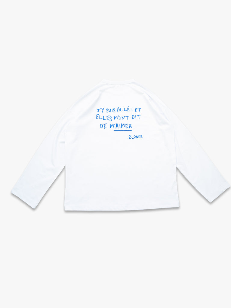 M'ont dit | Longsleeve White - maezen