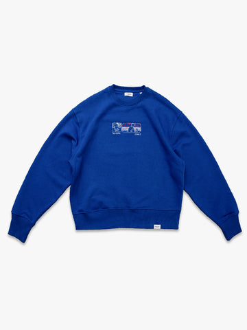 The Choice | Sweater Worker Blue - maezen