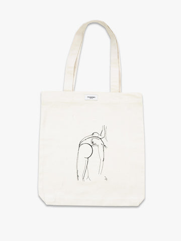 Worn Out - Feet First | Tote Bag Natural Raw - maezen